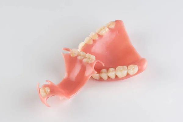 Large Image Modern Denture Nylone White Background — Stock Photo, Image