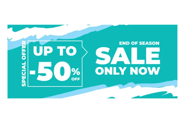 Afiş ya da el ilanı tasarımı indirimli, indirimli. Yırtık Tasarım. Fırça Vuruşu Biçimi