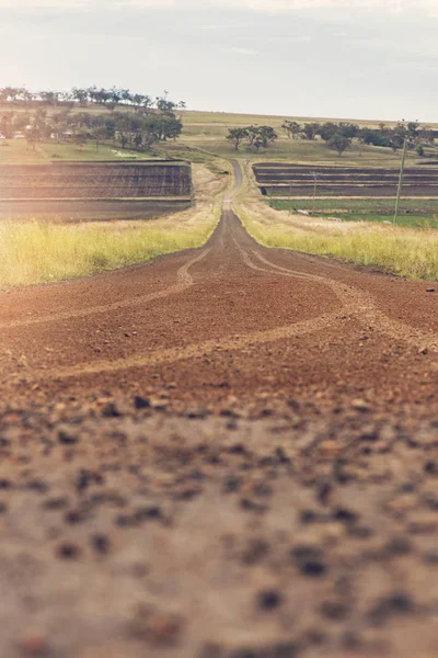 Schwere Alte Straße Auf Dem Land — Stockfoto