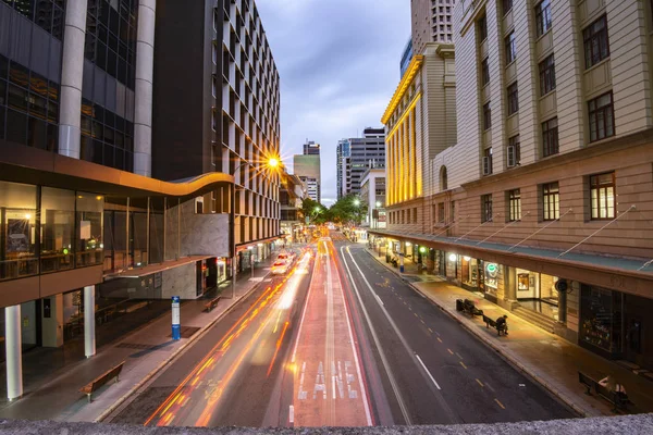 Brisbane Australia Samstag April 2018 Blick Auf Den Verkehr Auf — Stockfoto