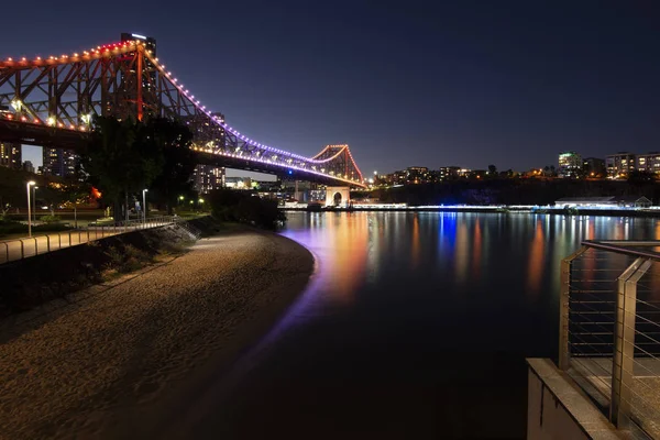 Brisbane Austrália Domingo Julho 2018 Vista Rio Brisbane Nova Área — Fotografia de Stock