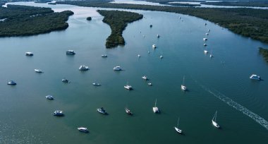 Güzel aslanlar Park beach adlı Jacobs de, gün boyunca Gold Coast.