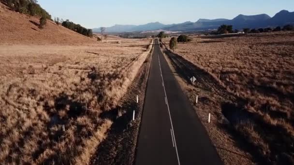 Вид Сухую Сельскую Местность Тароме Scenic Rim Квинсленд — стоковое видео