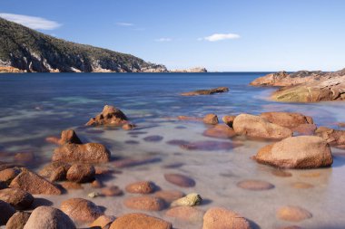 Freycinet Milli Parkı, Tasmanya uykulu Bay
