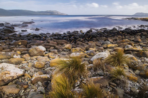Hermosa Vista Bahía Cloudy Bruny Island Tasmania Australia — Foto de Stock