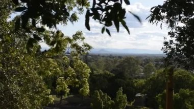Ipswich, Avustralya - Perşembe 29 Kasım 2018: Aslanlar gözcü olarak Queens Park, Ipswich şehir Cbd ve parklands öğleden sonra görünümden Perşembe 29 Kasım 2018 üzerinde.