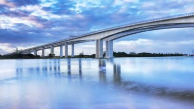 Ağ Geçidi Köprüsü (efendim Leo Hielscher Bridges) Brisbane, Queensland, Avustralya.