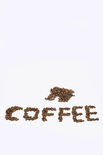 Chicchi di caffè sparsi — Foto Stock
