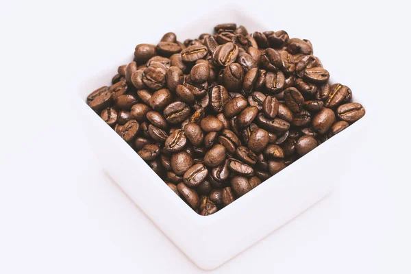 Scattered coffee beans — Stock Photo, Image