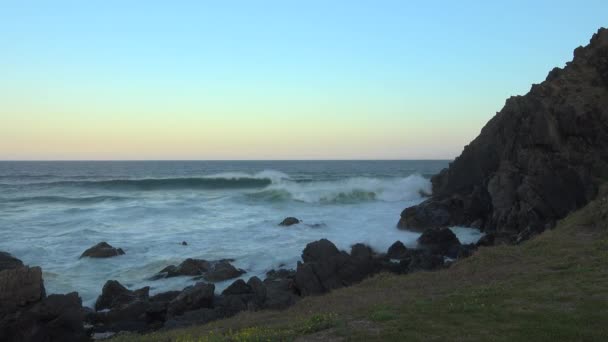 Yeni Güney Galler Güzel Byron Bay Plaj — Stok video