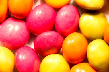 Şekerin ayrıntılı makro fotoğrafı