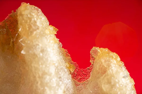 Detailed Closeup Macro Photo Crinkled Potato Chip — Stock Photo, Image