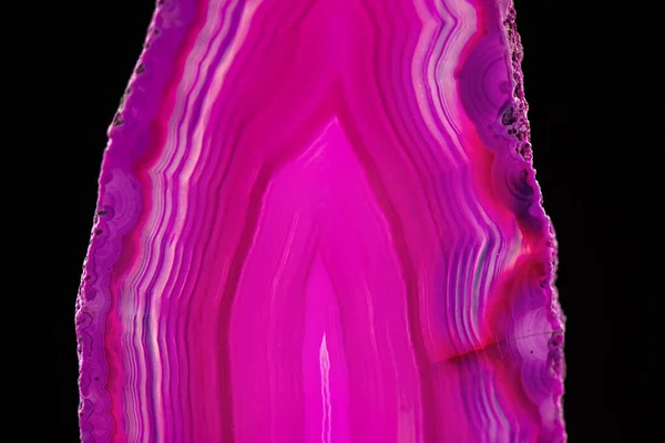 Detailed Closeup Macro Photo Dyed Cracked Clear Quartz Crystal — Stock Photo, Image