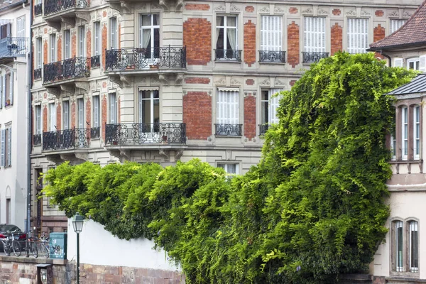 Detalle Fachada Edificio Strasburg Francia — Foto de Stock