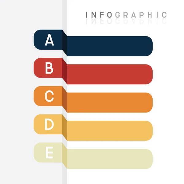 Vektör bilgi grafik tasarım kümesi, sunum şablonu için diyagram.