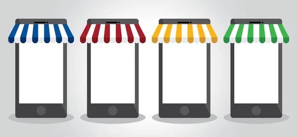 İnternet üzerinden alışveriş yapmak ve ikon arabası almak için cep telefonundan alışveriş 