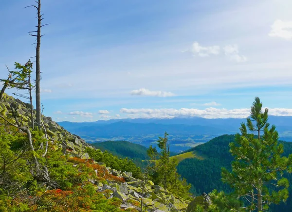 Bellissimo Paesaggio Montano Gorgania Carpazi Ucraina — Foto Stock