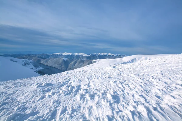 Beautiful Winter Landscape Which Including Copy Space Text — Stock Photo, Image