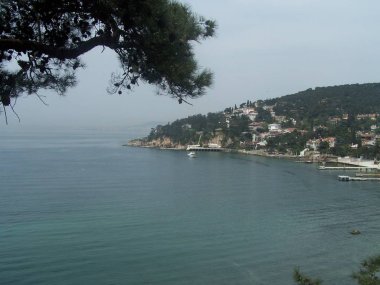 Akdeniz Adası 'nın manzarası. 