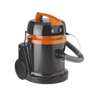 Bir elektrik süpürgesinin 3 boyutlu görüntüsü izole edildi 