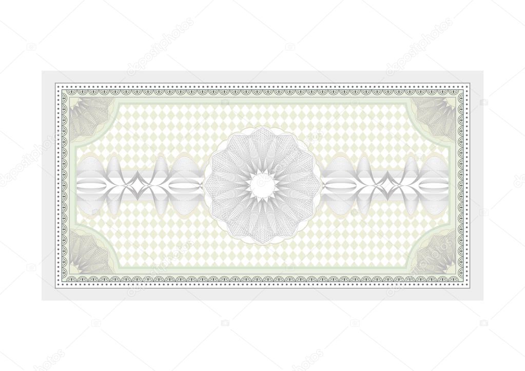 Vector vintage frame, retro style. isolated on white