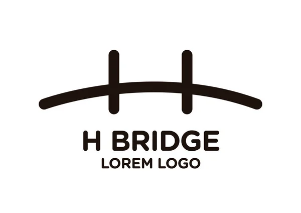 Szablon Logo Bridge — Zdjęcie stockowe