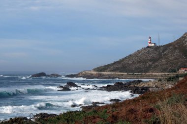 İspanya kıyısındaki deniz feneri
