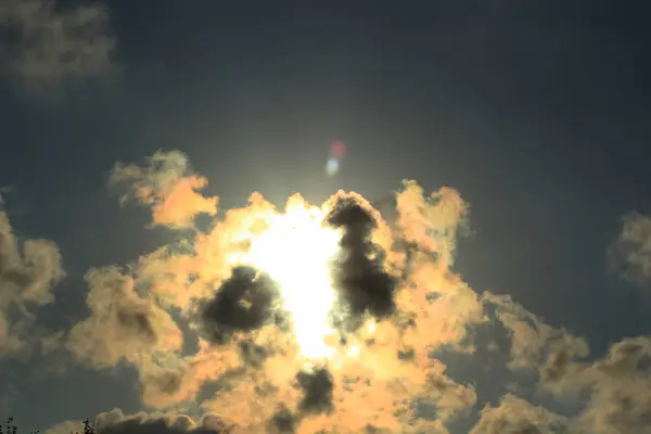 Vista Magnífica Sol Das Nuvens — Fotografia de Stock