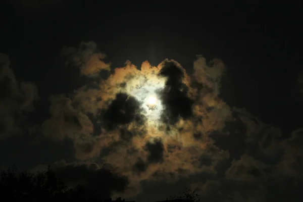 Vista Magnífica Sol Das Nuvens — Fotografia de Stock