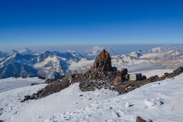 Wandelen Door Prachtige Bergen Van Elbroes — Stockfoto