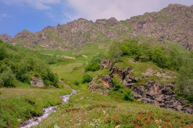 dağ gölleri Kafkasya'da