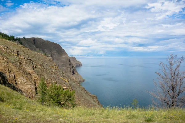 the picturesque nature of lake Baikal