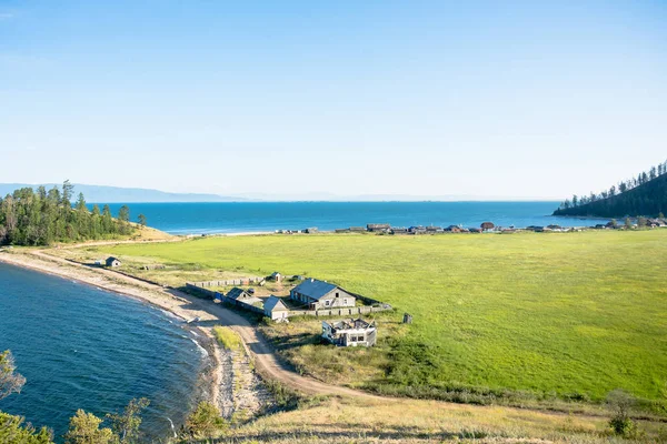 the picturesque nature of lake Baikal