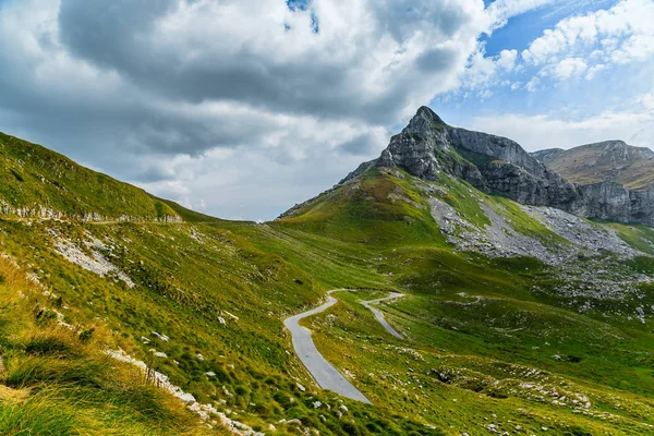 Parque Nacional Durmitor Paso Montaña Montenegro —  Fotos de Stock