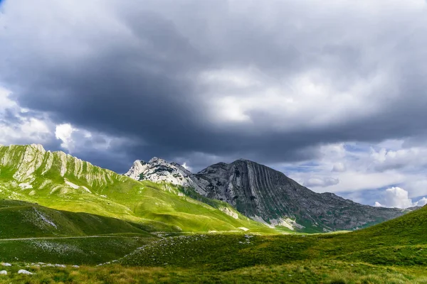 Parque Nacional Durmitor Paso Montaña Montenegro —  Fotos de Stock