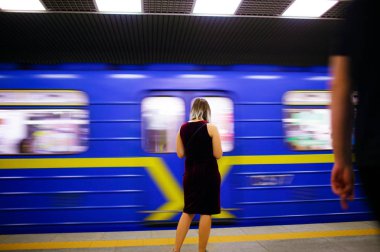 Kiev Metro İstasyonu.