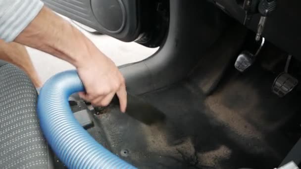 Lavagem Carro Freetouch Vácuo Interior Toalha Limpeza — Vídeo de Stock