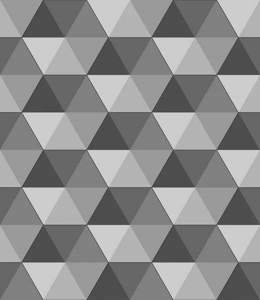 Abstrait Papier peint vectoriel géométrique noir et blanc. Modèle de cube fond — Image vectorielle