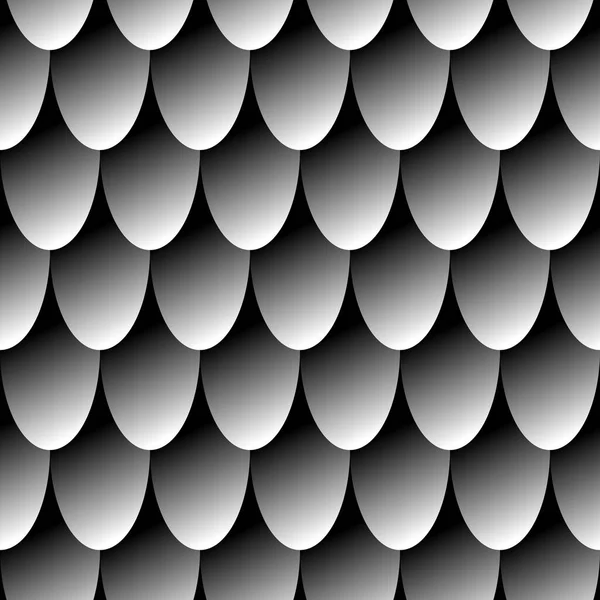 Nahtlose Muster graue Kettenpost Drachenschuppen. einfacher Hintergrund für das Design — Stockvektor