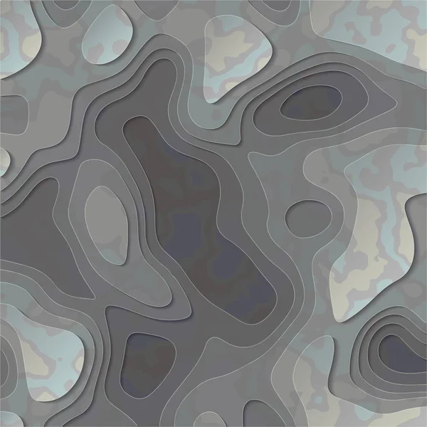 Gris argenté abstrait formes de gradient fluide de couleur. Illustration vectorielle — Image vectorielle