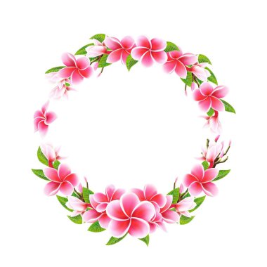 Plumeria çiçekli Sevgililer günü kartpostal Düğün davetiye kartı çelenk