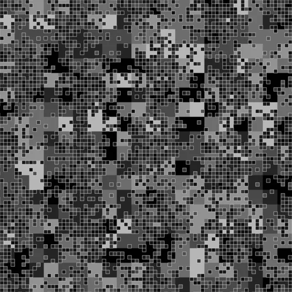 デジタル迷彩シームレスパターン軍事幾何学的な迷彩背景 — ストックベクタ