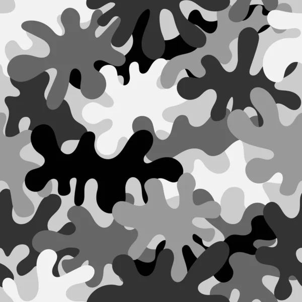 Καμουφλάζ απρόσκοπτη μοτίβο φόντο. Κλασικό σχέδιο καμουφλάζ ρούχων — Διανυσματικό Αρχείο