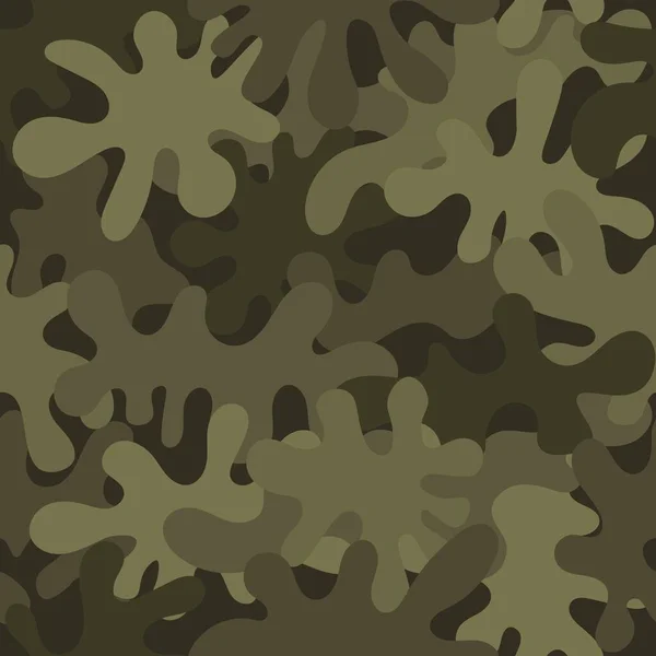 Camouflage sans couture motif fond camouflage impression répétée camouflage — Image vectorielle