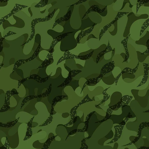 Camouflage numérique motif sans couture. Armée abstraite ou décoration de masquage de chasse — Image vectorielle