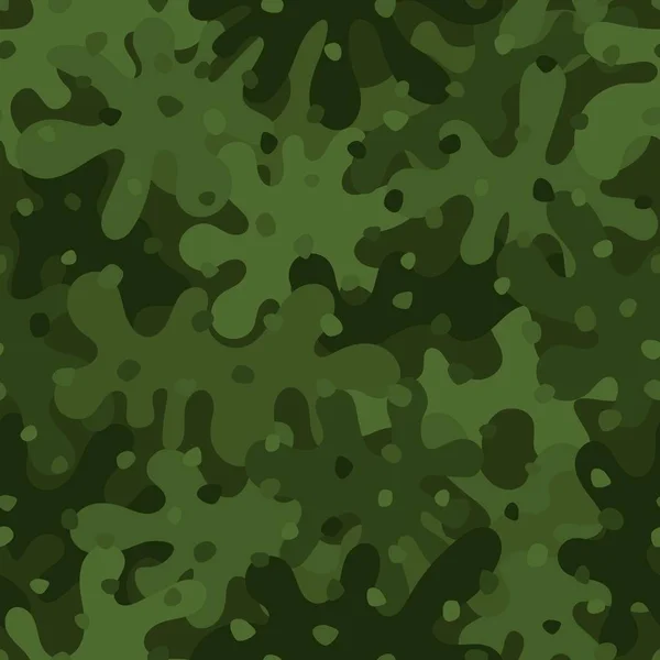 Camouflage numérique motif sans couture. Armée abstraite ou décoration de masquage de chasse — Image vectorielle