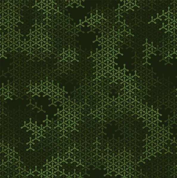 Textur Militär Camouflage nahtlose Muster. Abstrakte Armee-Vektor-Illustration — Stockvektor