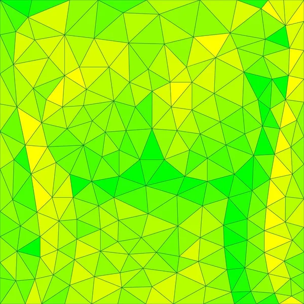 Triángulos verdes fondo de mosaico con forma de color de cuerpo sexy — Vector de stock