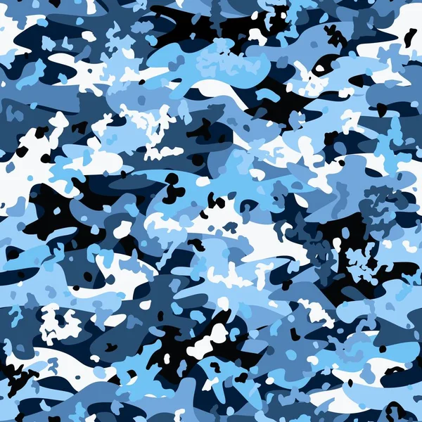 Camuflagem padrão sem costura. Abstrato moderno vetor militar backgound. — Vetor de Stock