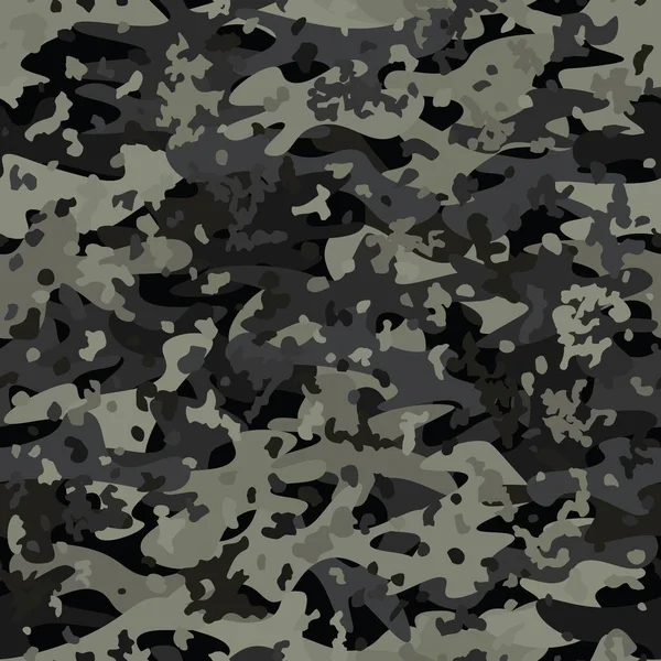 Camouflage seamless pattern background masking camo repeat print — Stock Vector